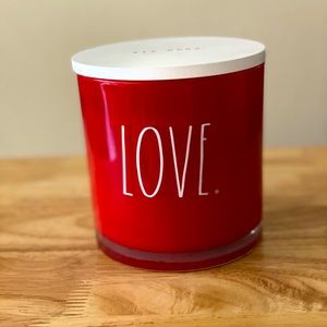 Rae Dunn LOVE candle